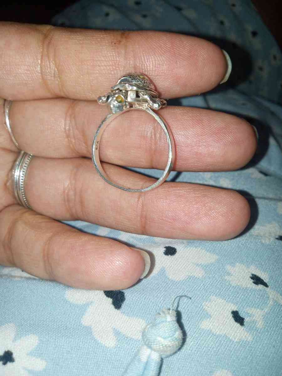silver 925 plata ring size 10
