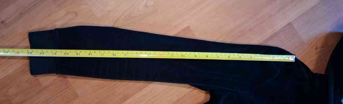 BCBGMAXAZRIA BLACK GELVET HOODIE WOMENS SMALL