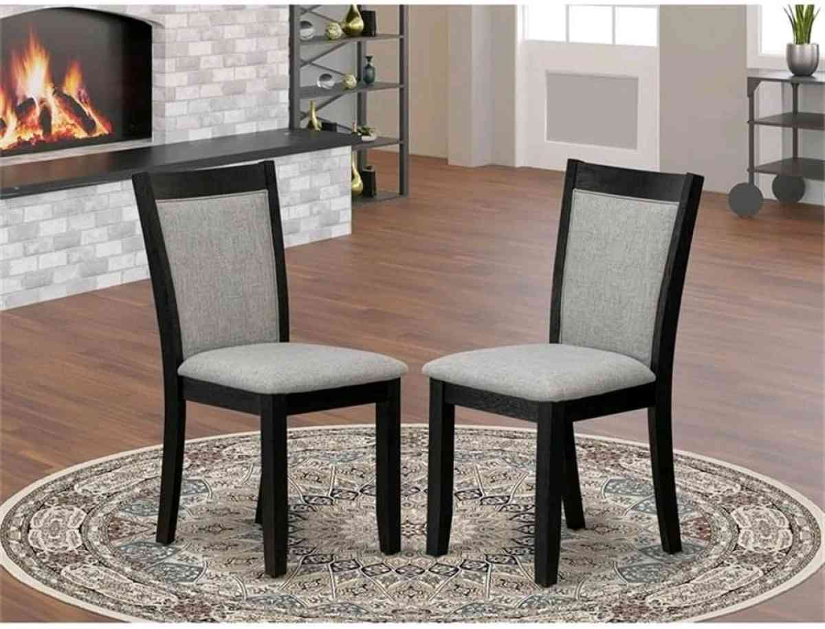 EAST WEST FURNITURE MZC6T06 MONZA PARSON CHAIRS 2 Pack