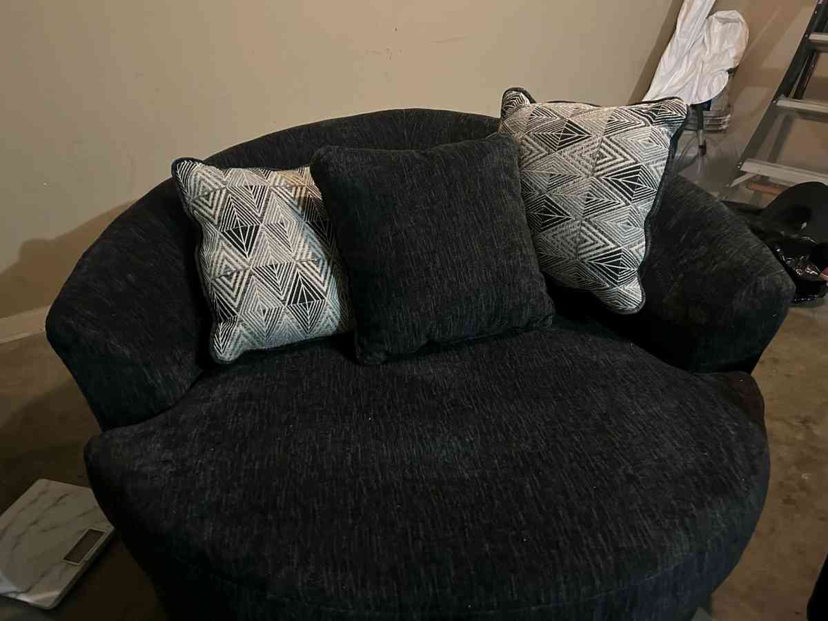 sectional with chair