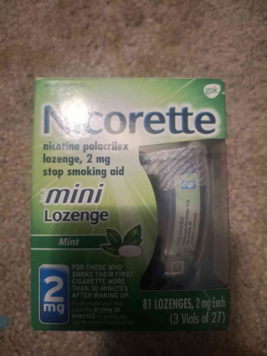 nicorette lozenges