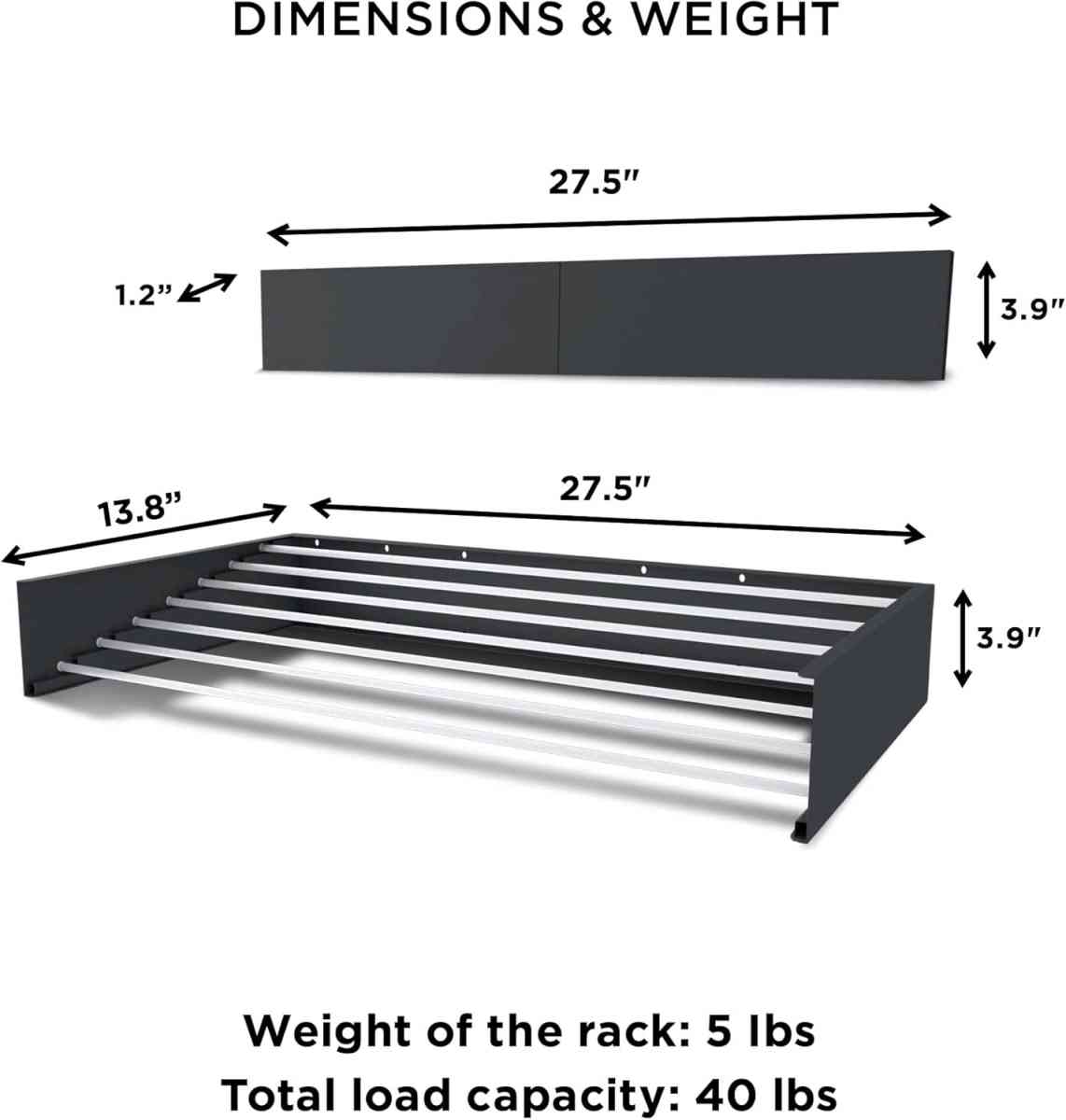 LAUNDRY DRYING RACK WALL MOUNTED RETRACTABLE CLOTHES DRYING