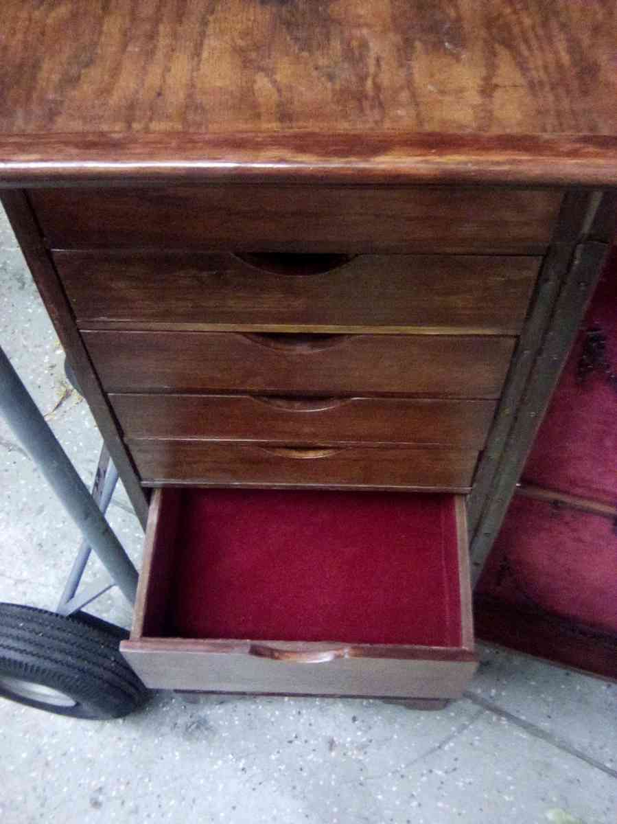 unisex refinished jewelry cabinet