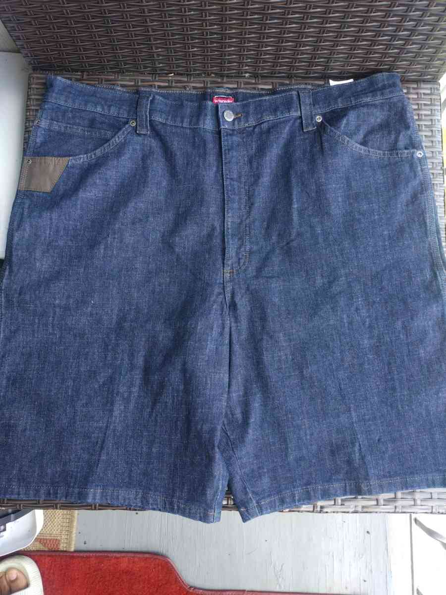 wrangler flex Denim work shorts