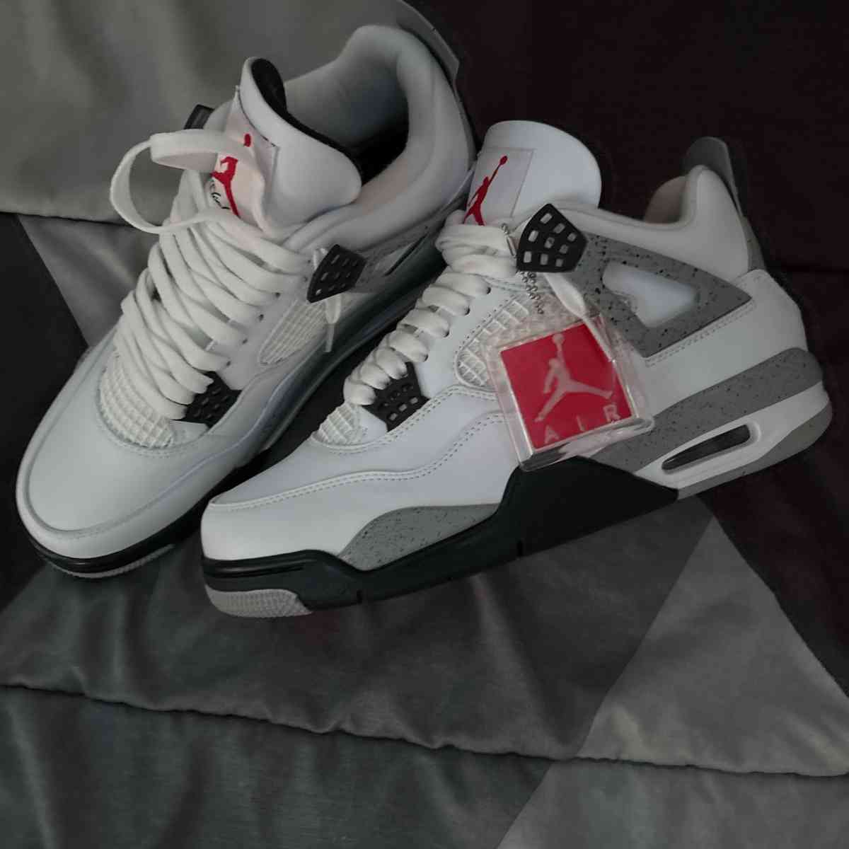 Jordan 4 white cement New