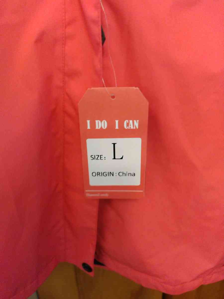 NEW Diamond Candy Womens Waterproof Lightweight Hooded Rain