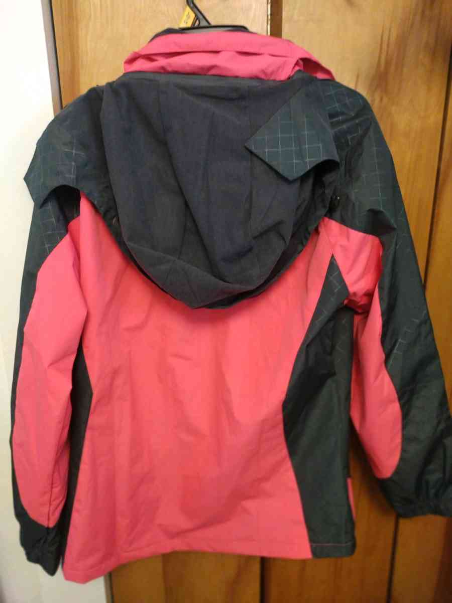 NEW Diamond Candy Womens Waterproof Lightweight Hooded Rain