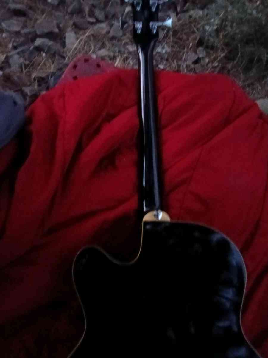 acoustic electric guitar bass