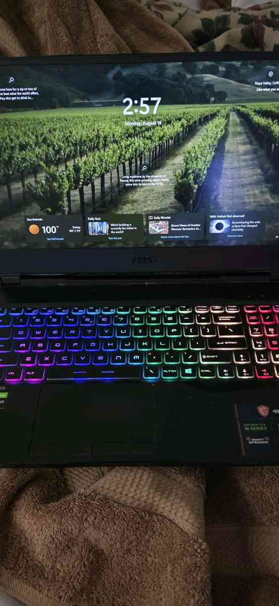 MSI Gaming laptop