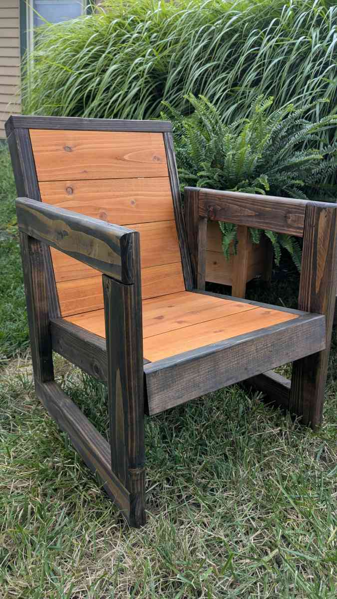 Rustic 3 Piece Patio Furniture  Handmade  Built to Last