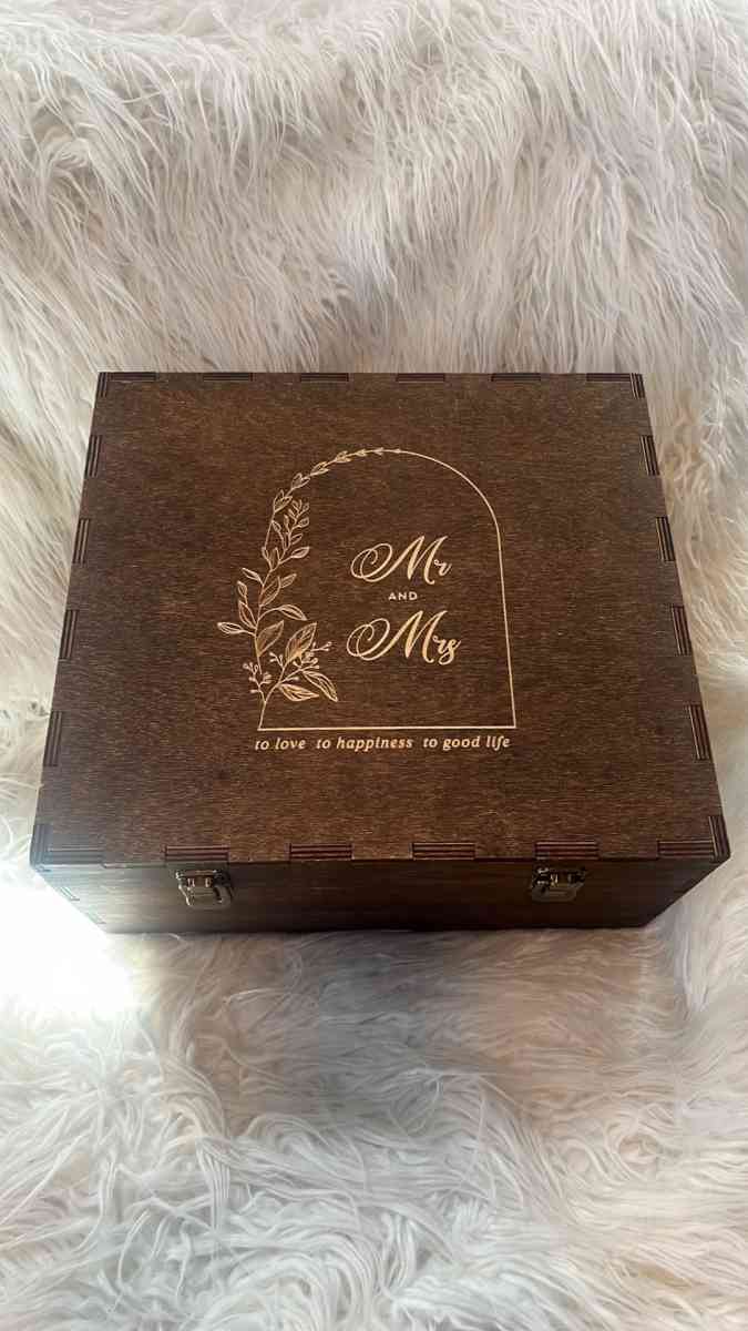 Set of custom Mr and Mrs wine glasses and a wine flute all e