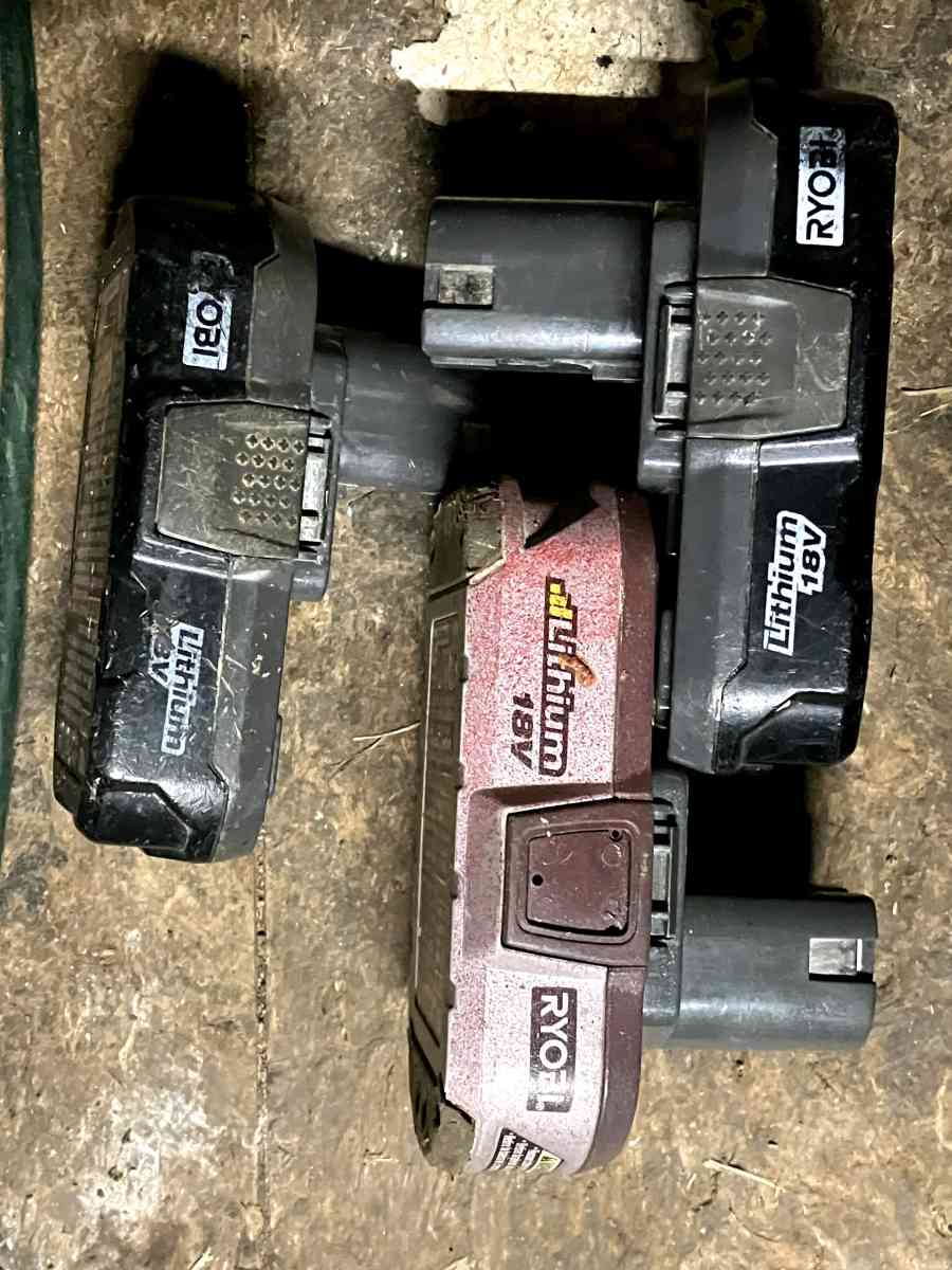 16 pc Ryobi Power Tools