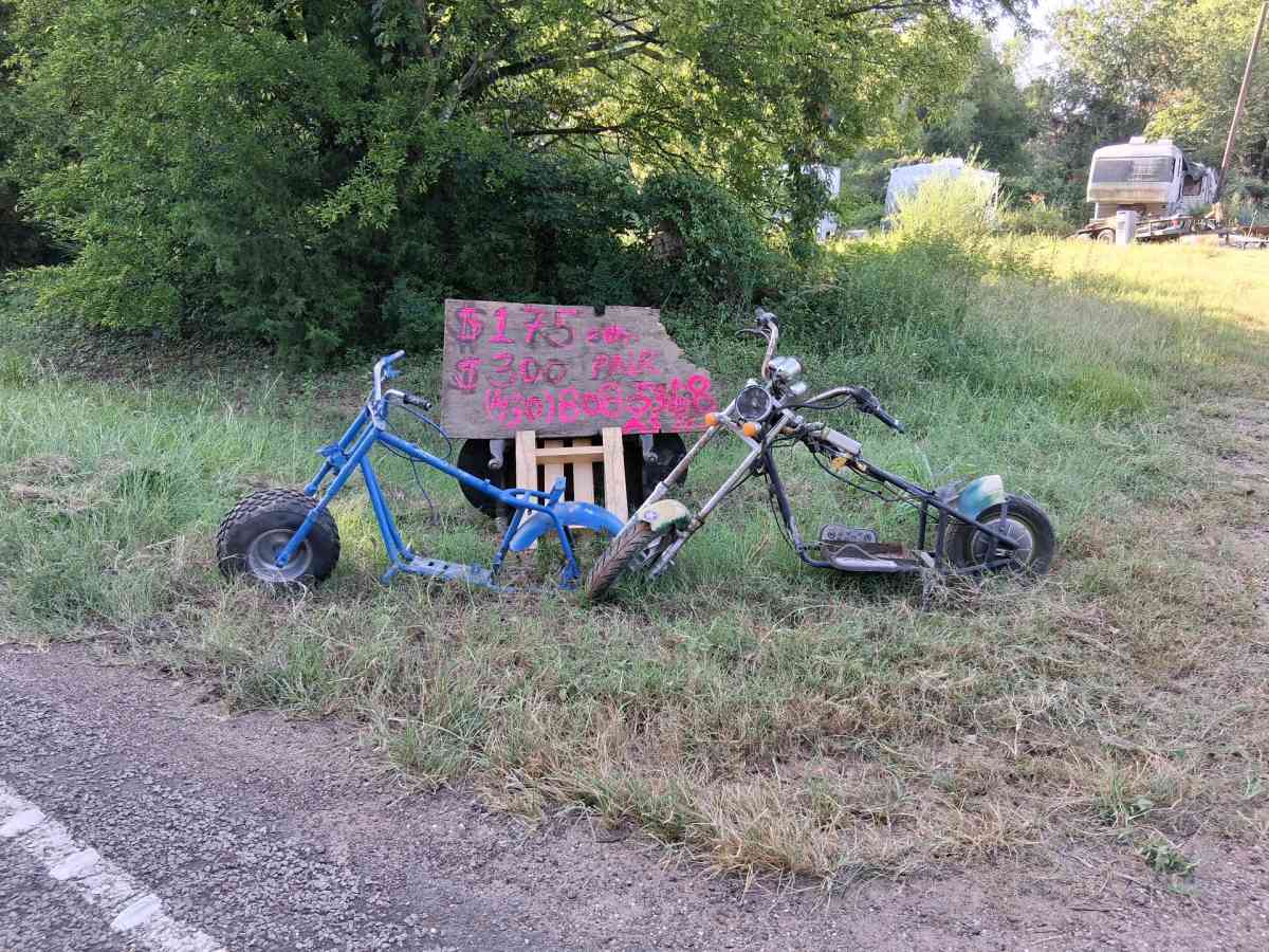 Electric Blue Mini Bike