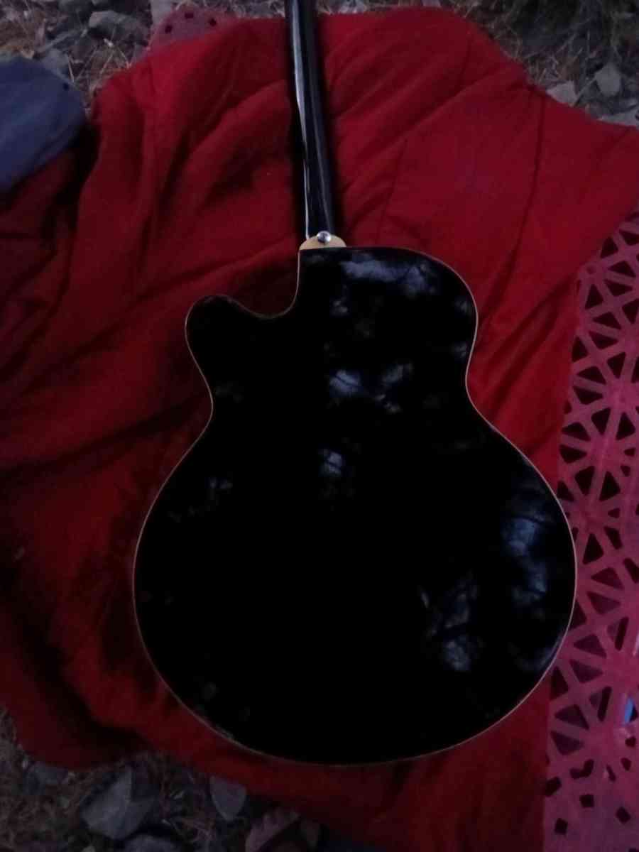 acoustic electric guitar bass