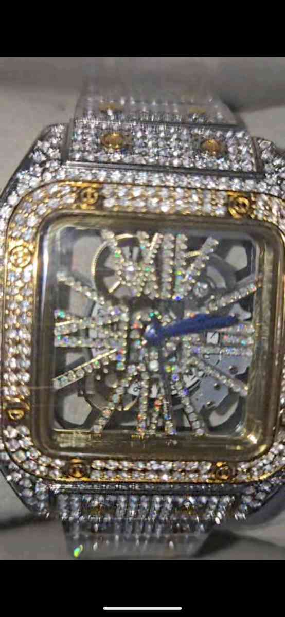 Mans Mossionite Watch