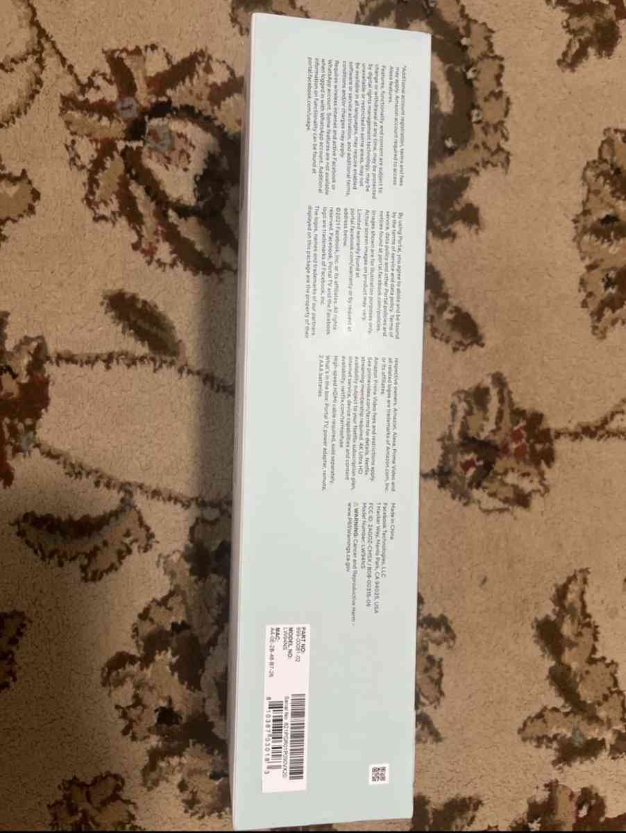 Facebook Portal TV NEED TO SELL