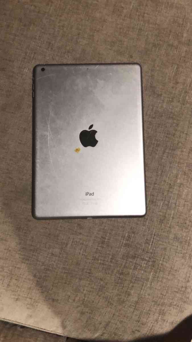 iPad has a crack on the screen but when you turn on No line