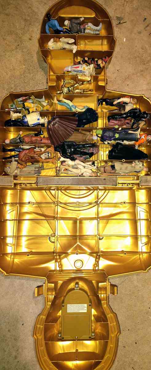 vintage Kenner C3PO talking Star wars carrying case