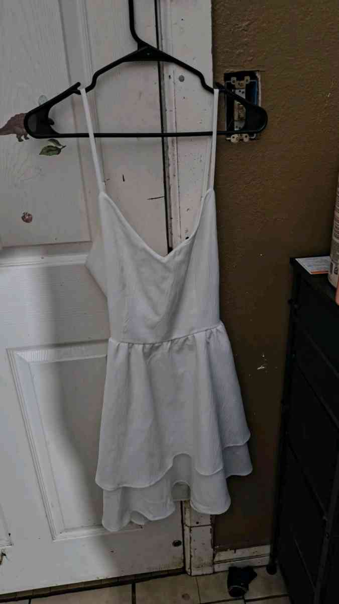 prom dress white