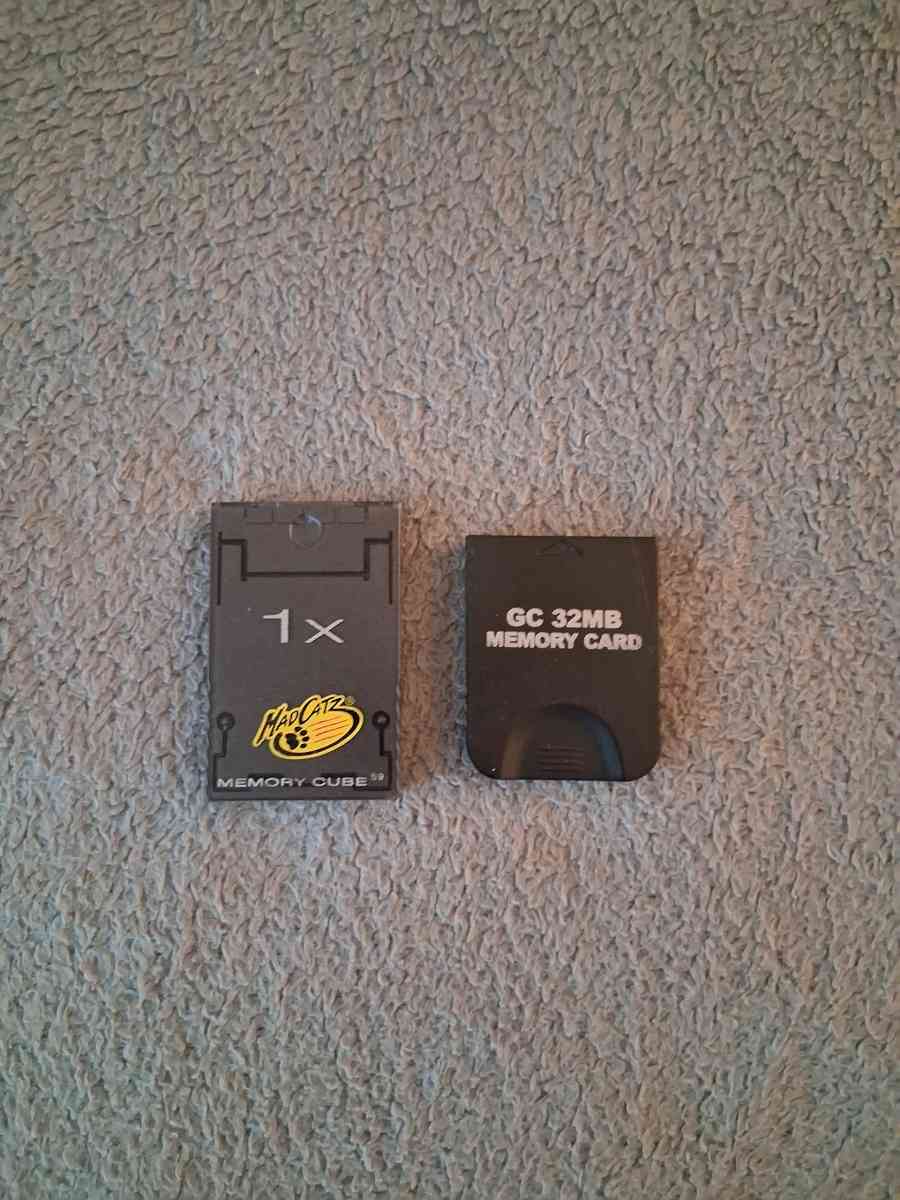 2 Nintendo GameCube Memory Cards for Nintendo GameCube
