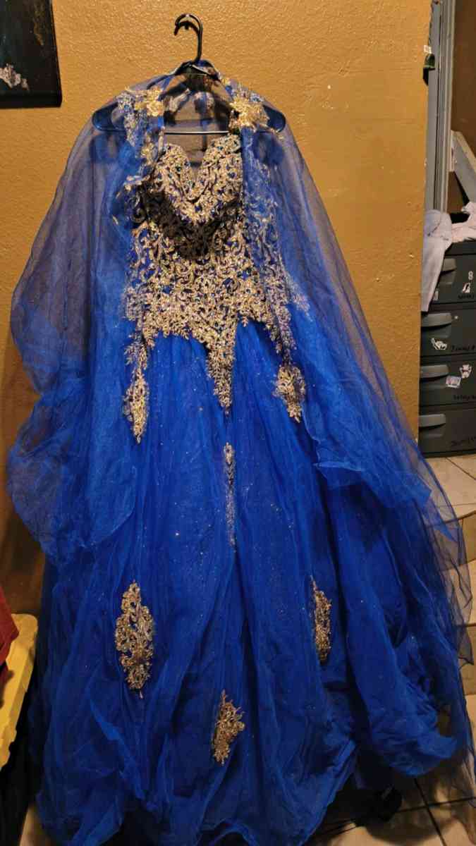 Quinceanera  Royal blue dress