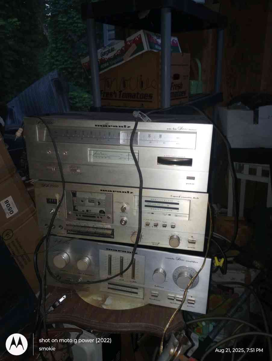 late 1970s marantz home audio system