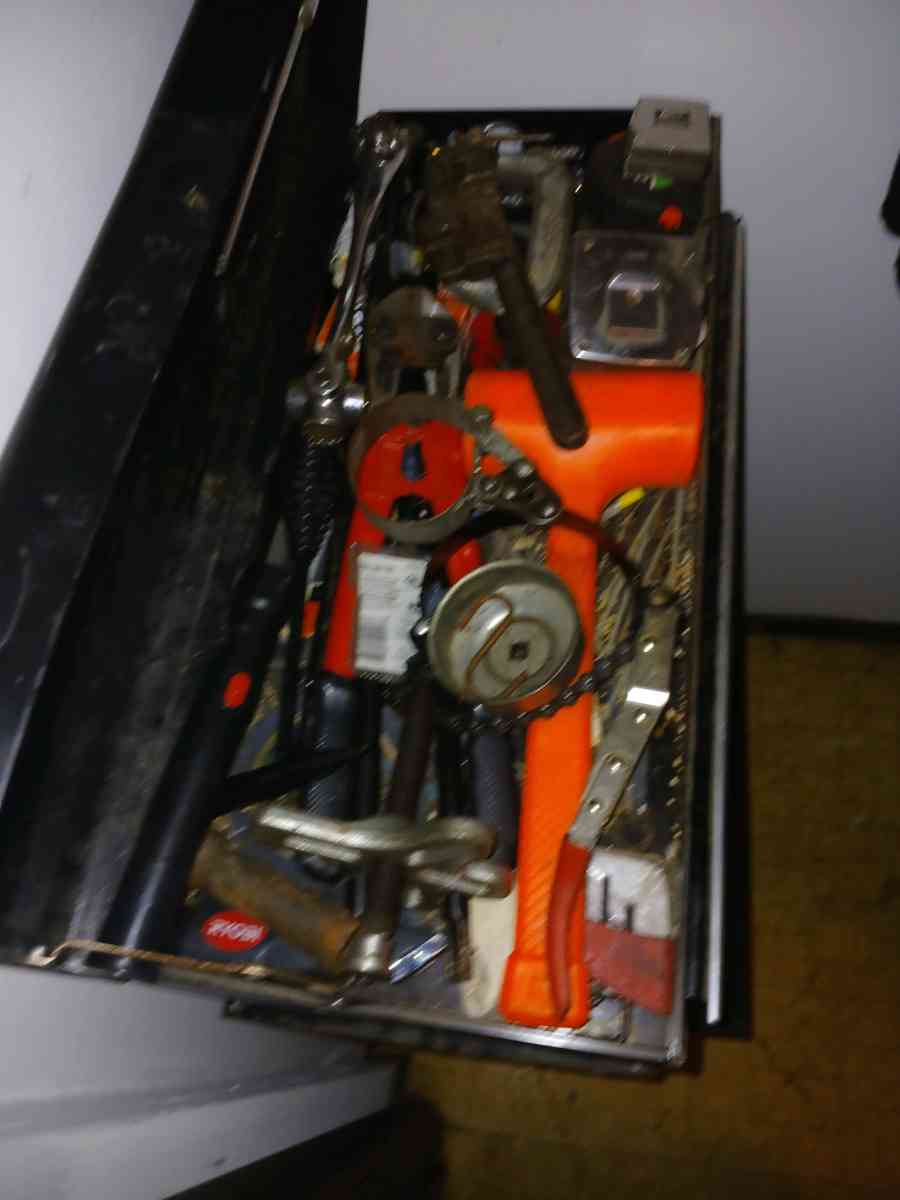 toolbox and tools