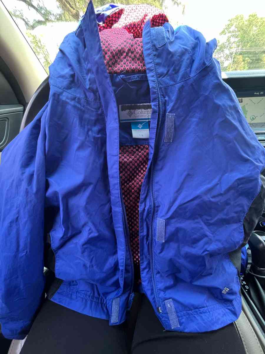 kids Columbia rain jacket