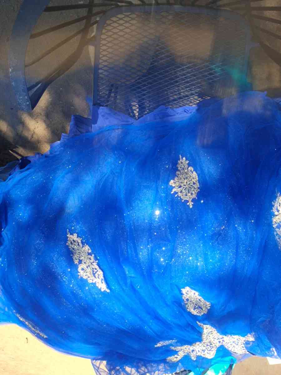 Quinceanera  Royal blue dress