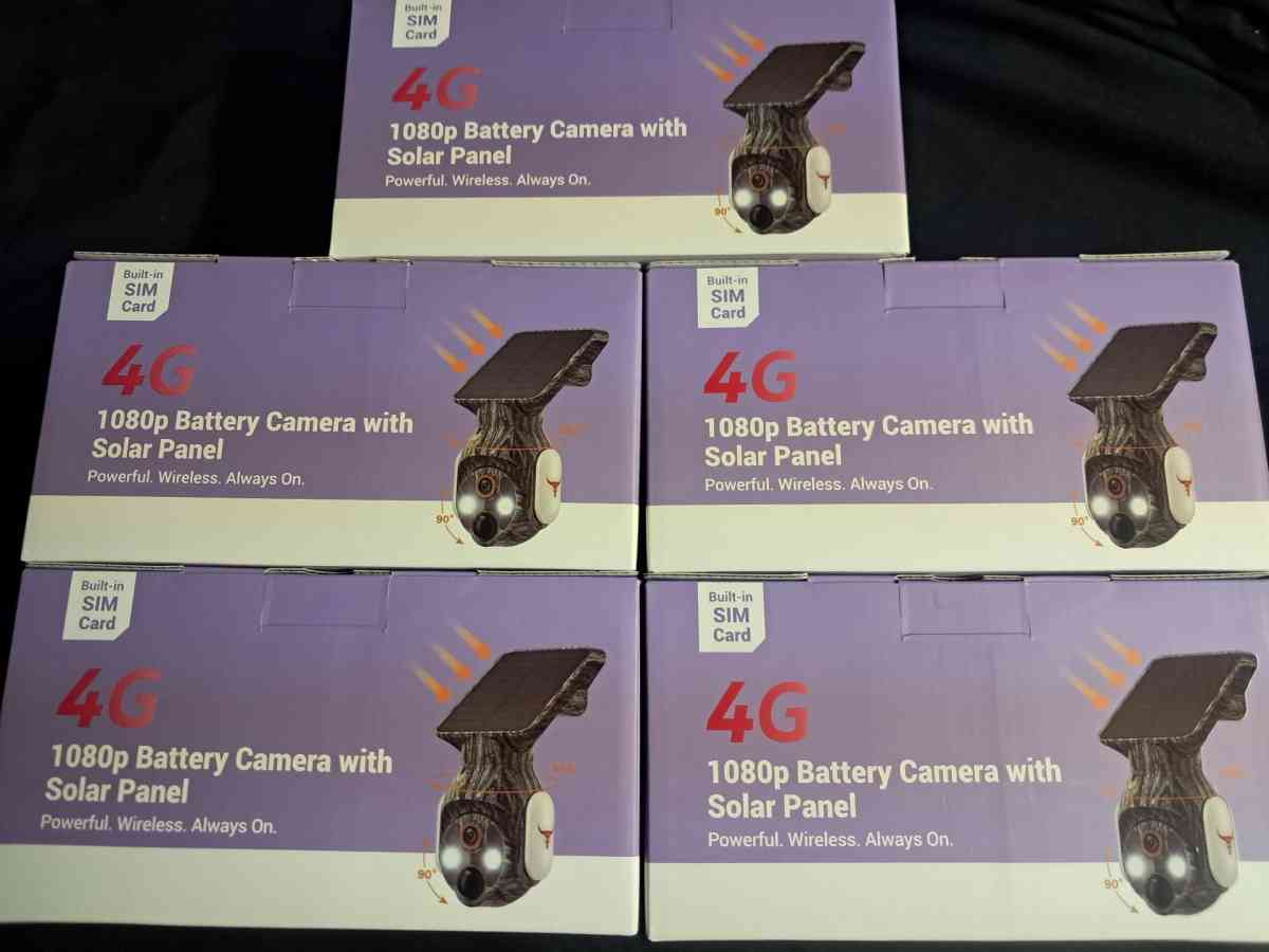 SOLAR POWERED 4G SECURITY CAMERA