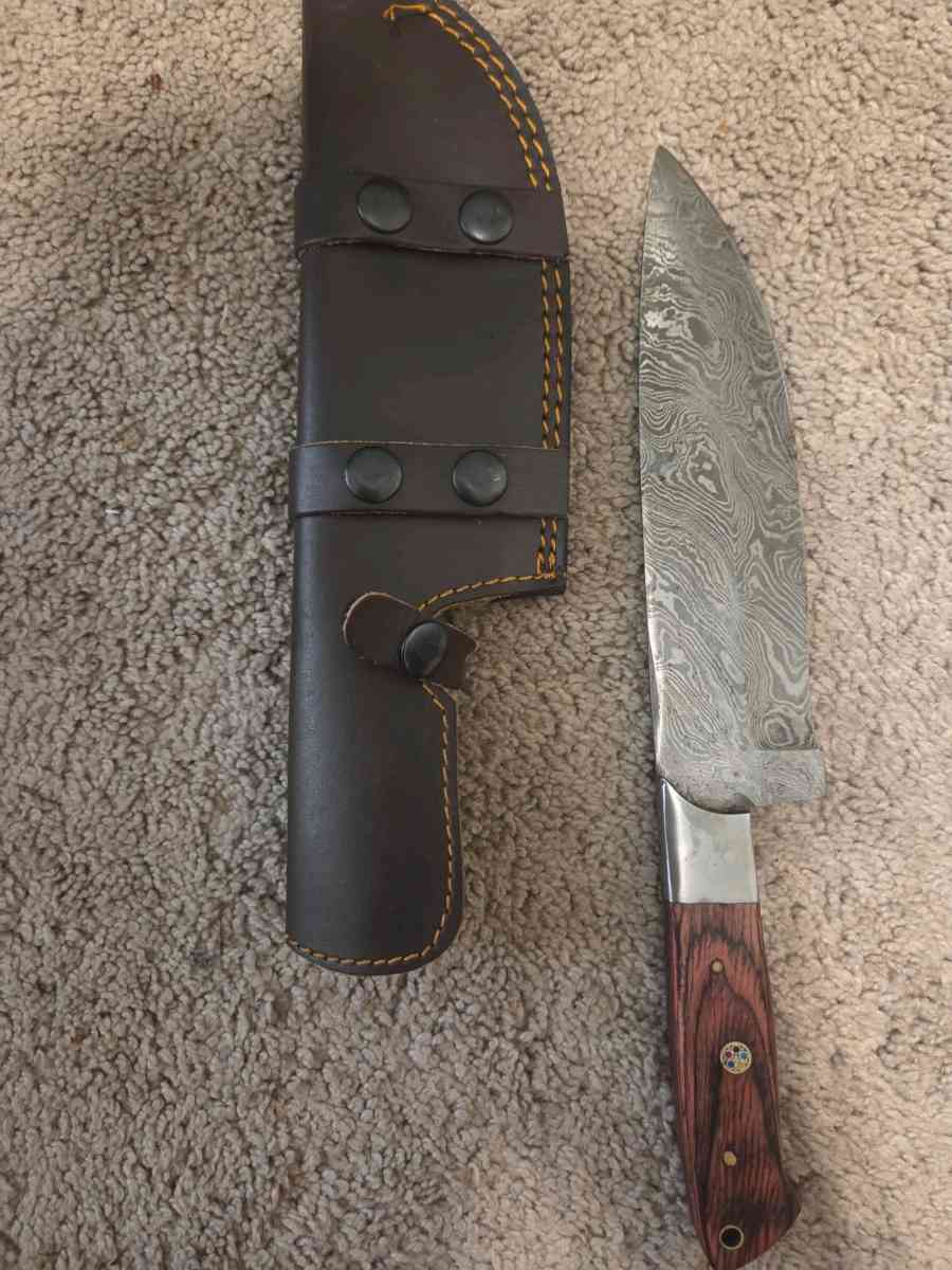 Damascus knife