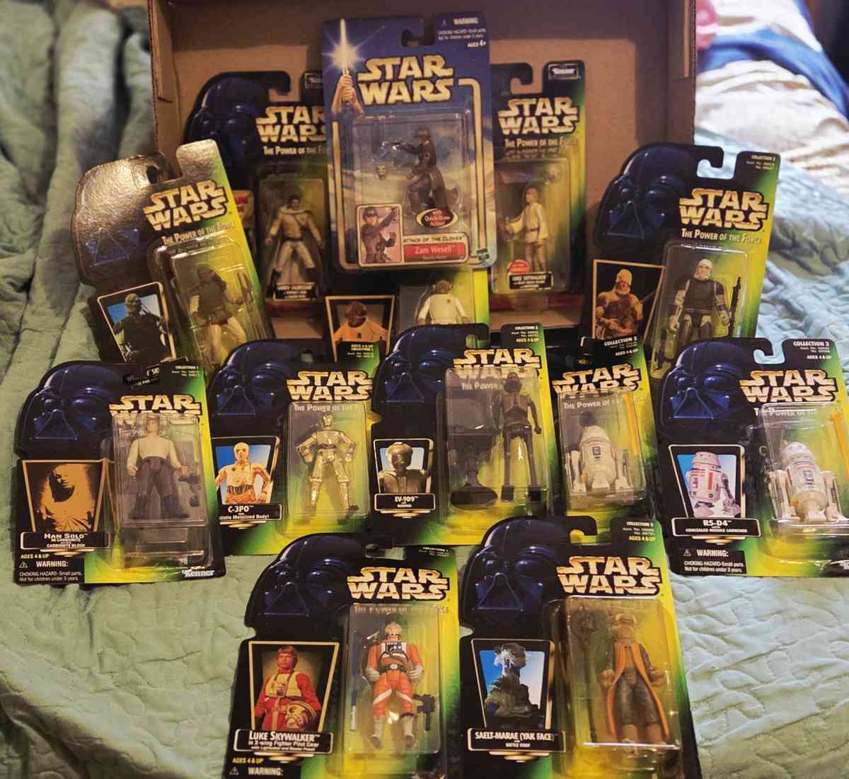 Lot of Star Wars The Power of the Force action figures