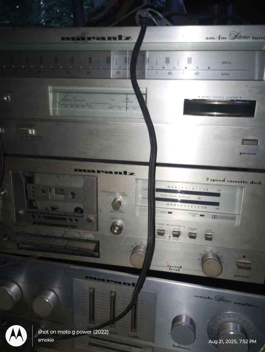 late 1970s marantz home audio system
