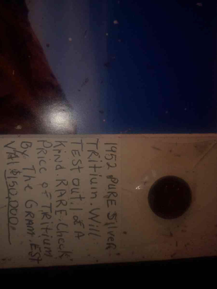 1964 1 refined upward nickel to silver tritium