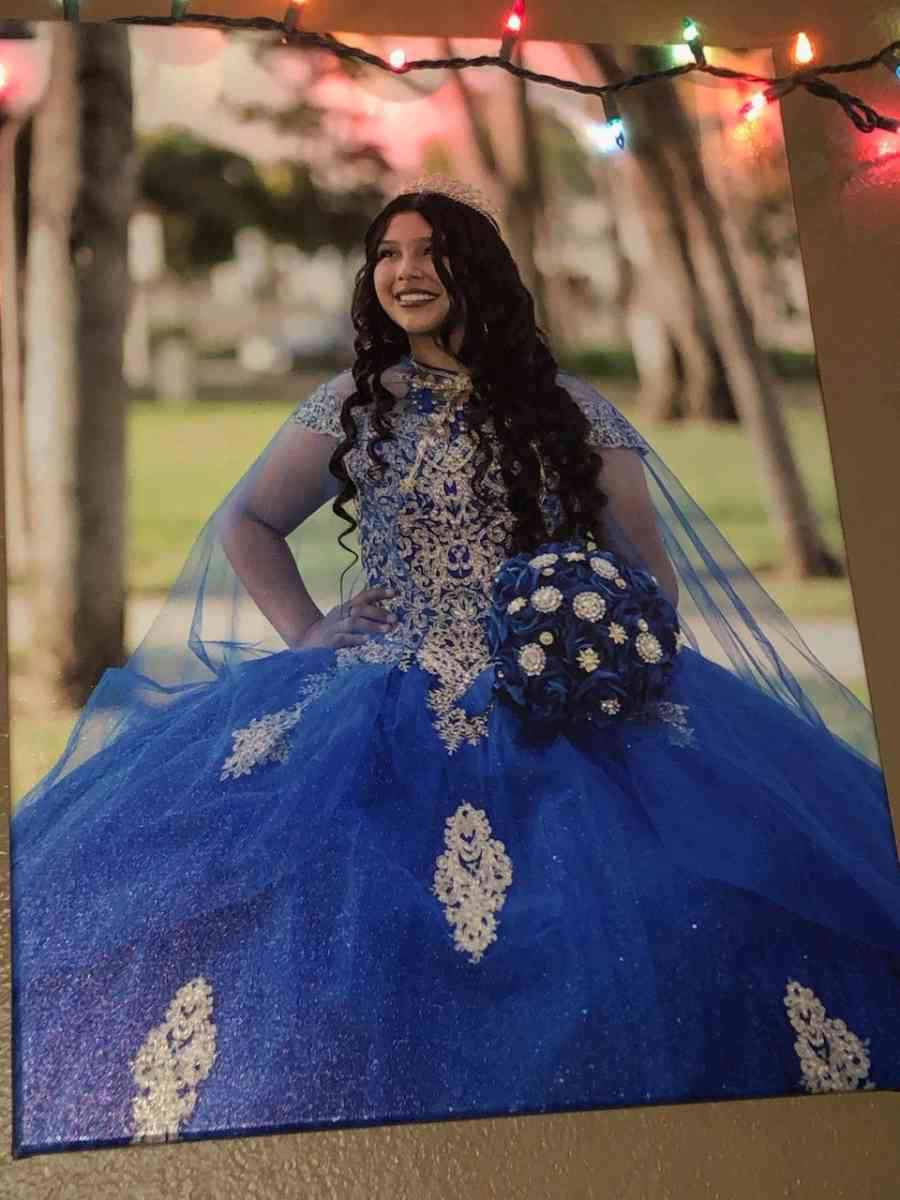 Quinceanera  Royal blue dress