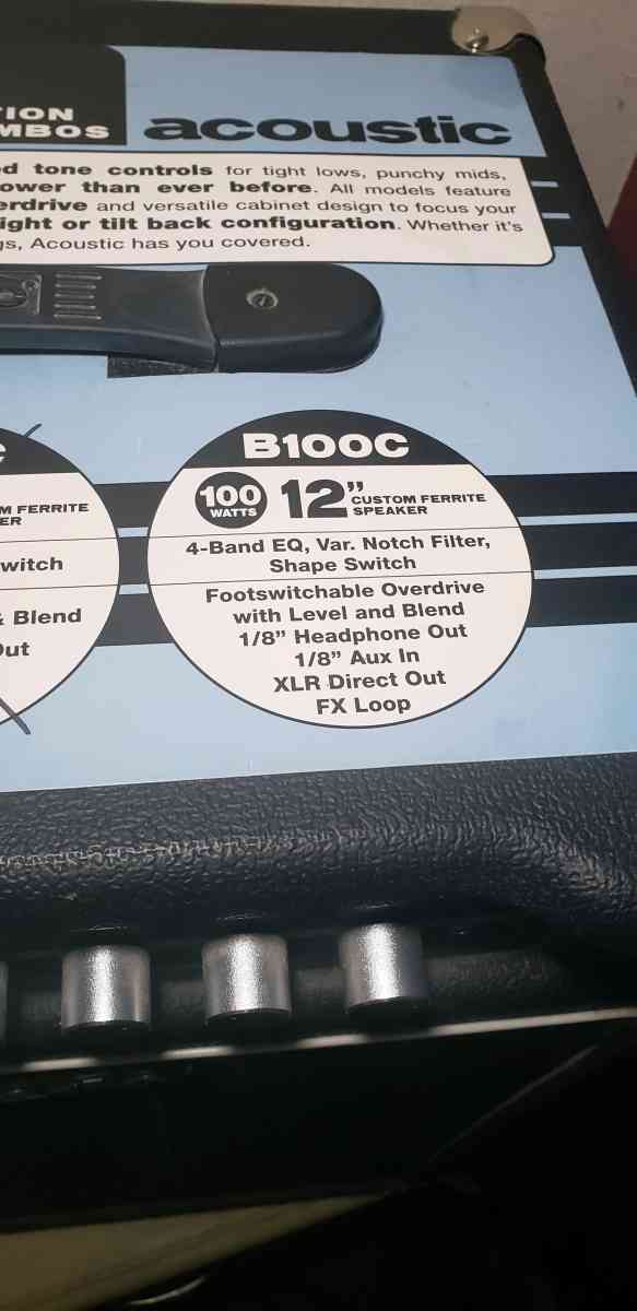 4 string Bass with 100 watt amp