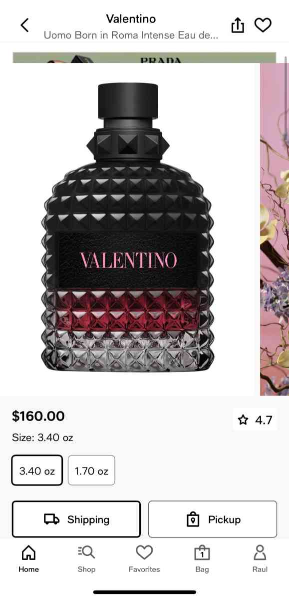 Valentino Uomo Mens cologne