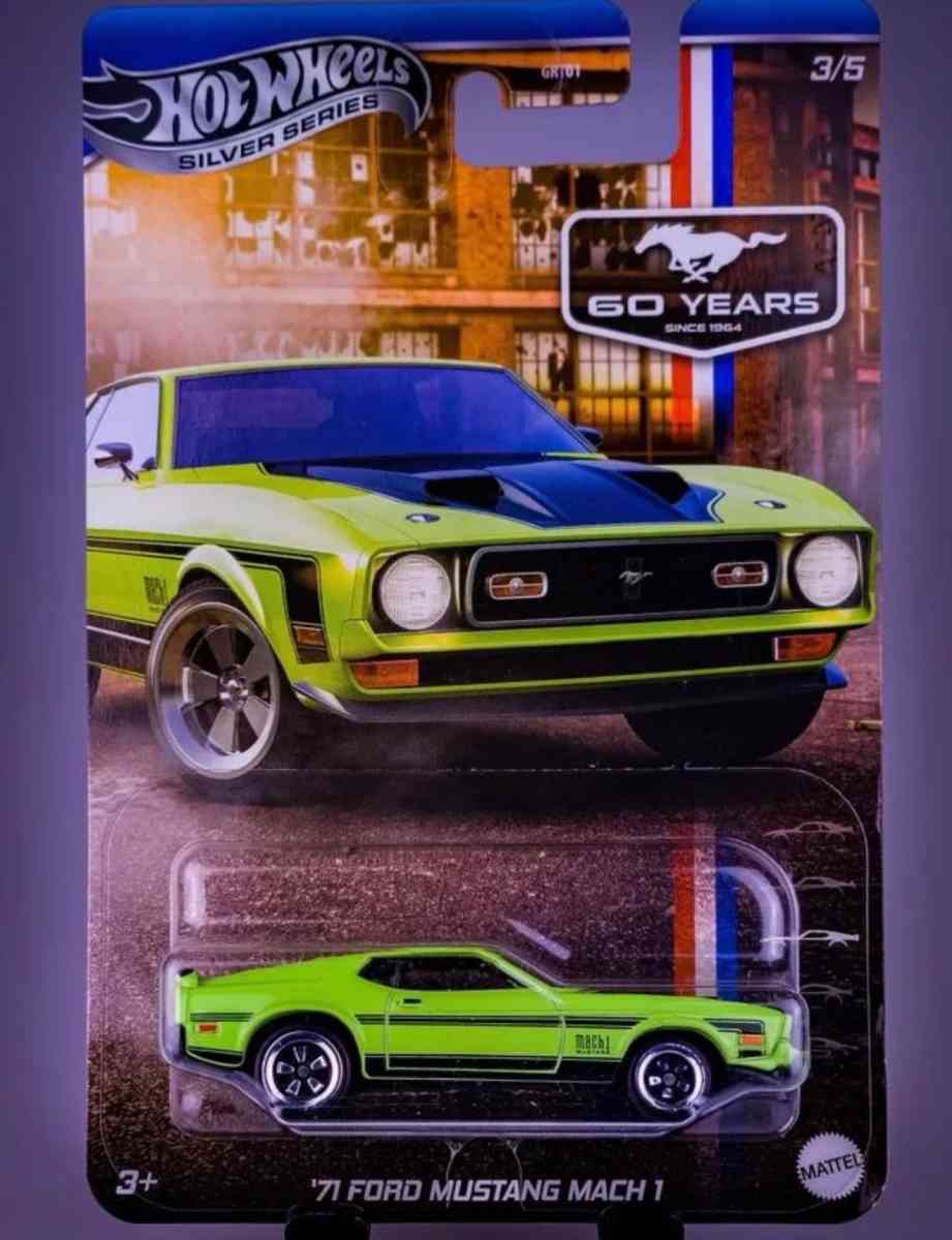 Mustang 60 Years Silver Series Hot Wheels