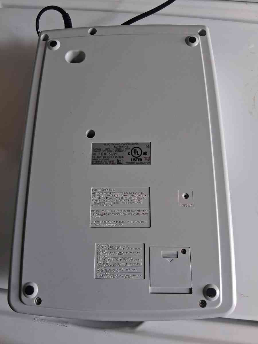 Sharp EL1197PIII Heavy Duty Electronic Printing Calculator 1