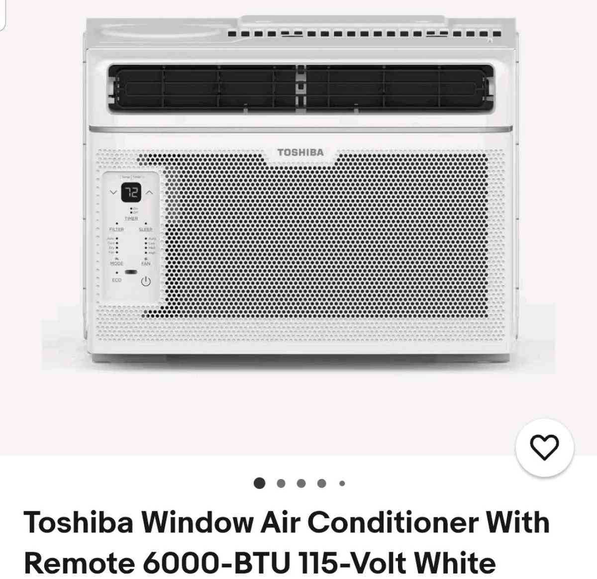 toshiba windowtype air conditioner