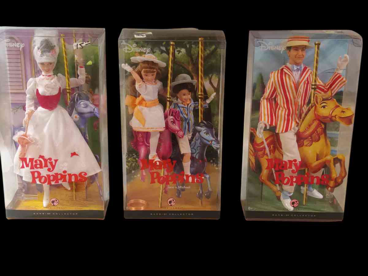 Rare Mary Poppins Disney Barbie collection