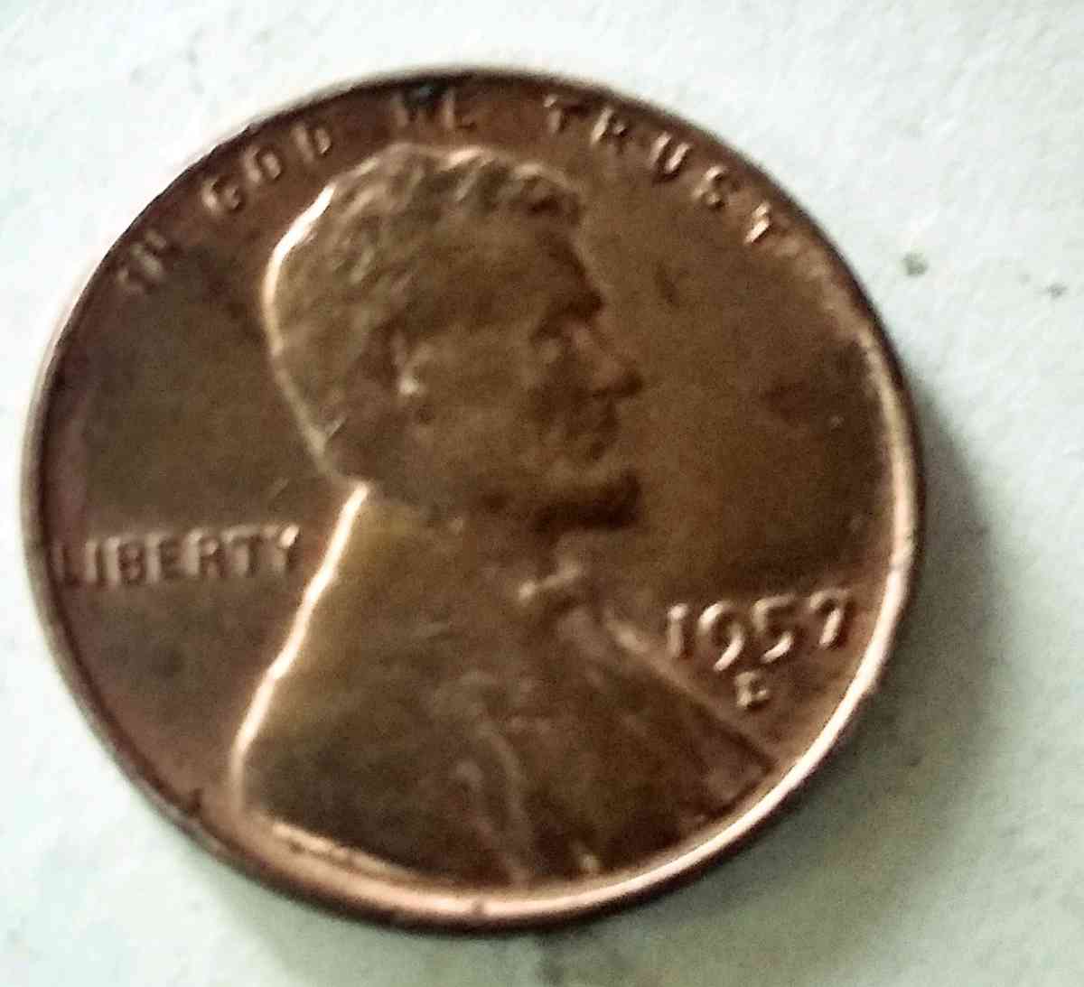 1957 uncirculated Wheat penny