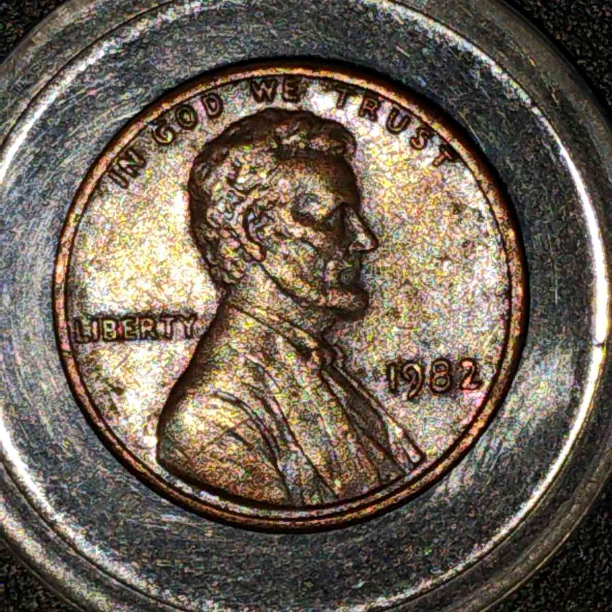 ERROR WEIGHT 1982 NO MINT PENNY