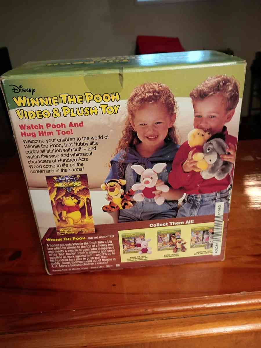 Winnie The Pooh Video And Plush Toy Never Opened