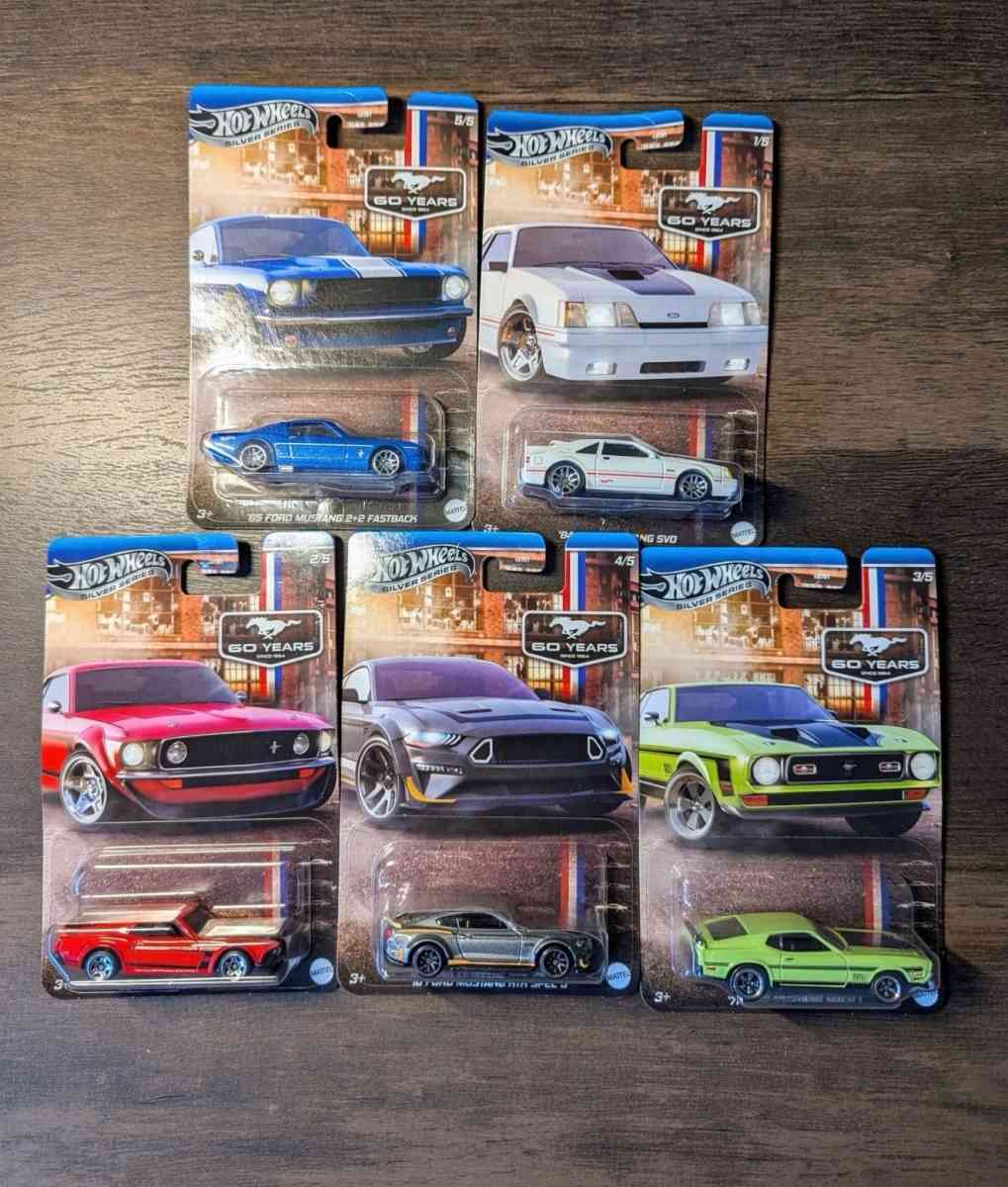 Mustang 60 Years Silver Series Hot Wheels