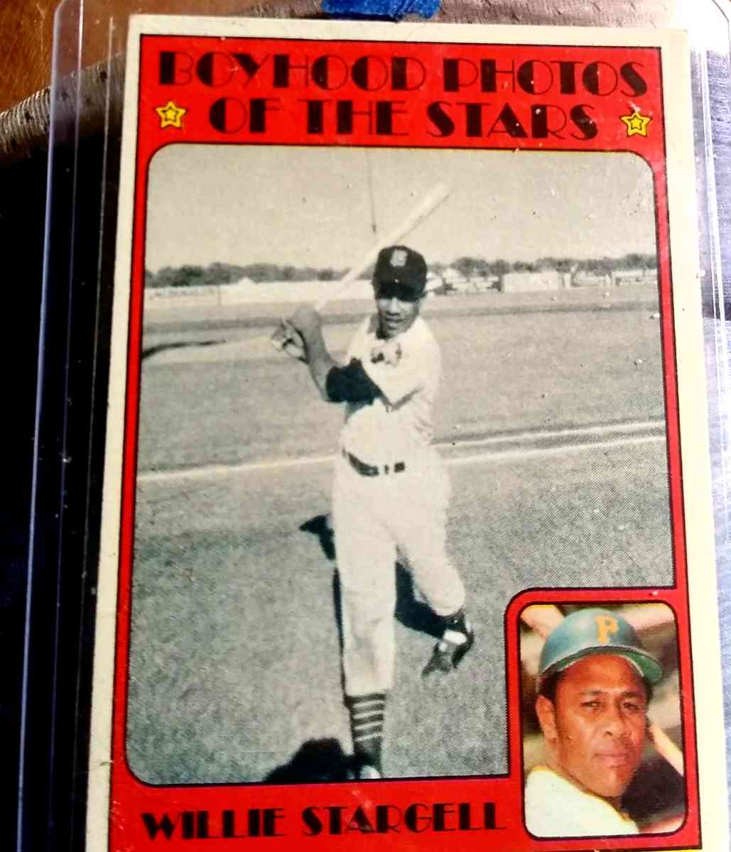 1956 YOUNG WILLIE STARGELL HIGH SCHOOL CARD