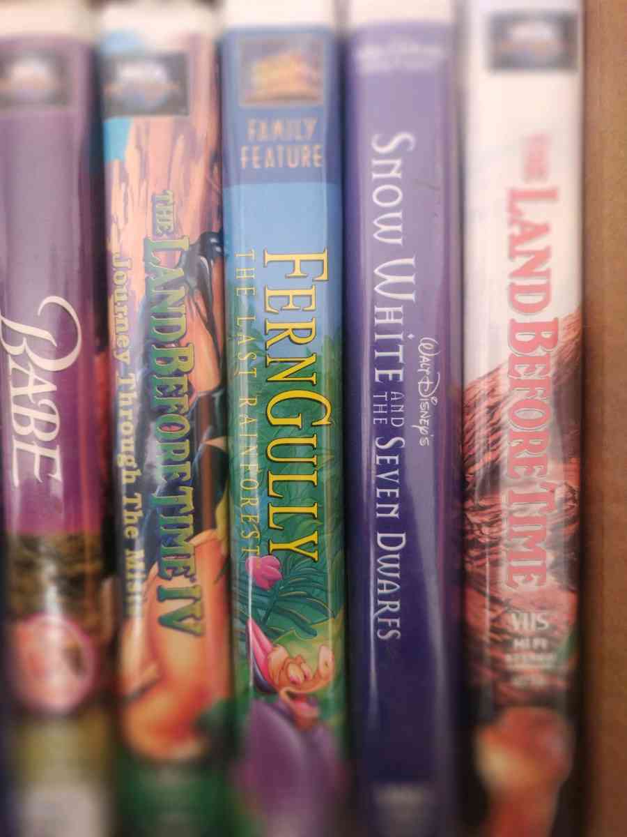 Disney Vintage VHS Tapes Bulk Media Lot of 13 Classic Kids M