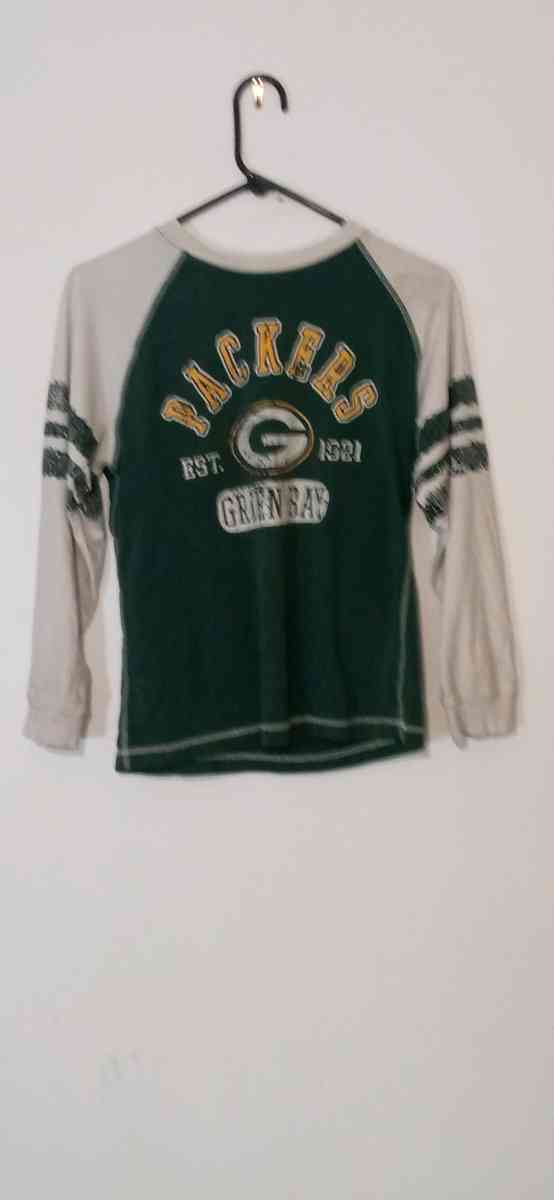 Youth Long Sleeve Tshirt Green Bay Packers
