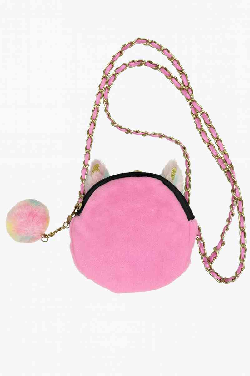 Rainbow Plush Unicorn Purse