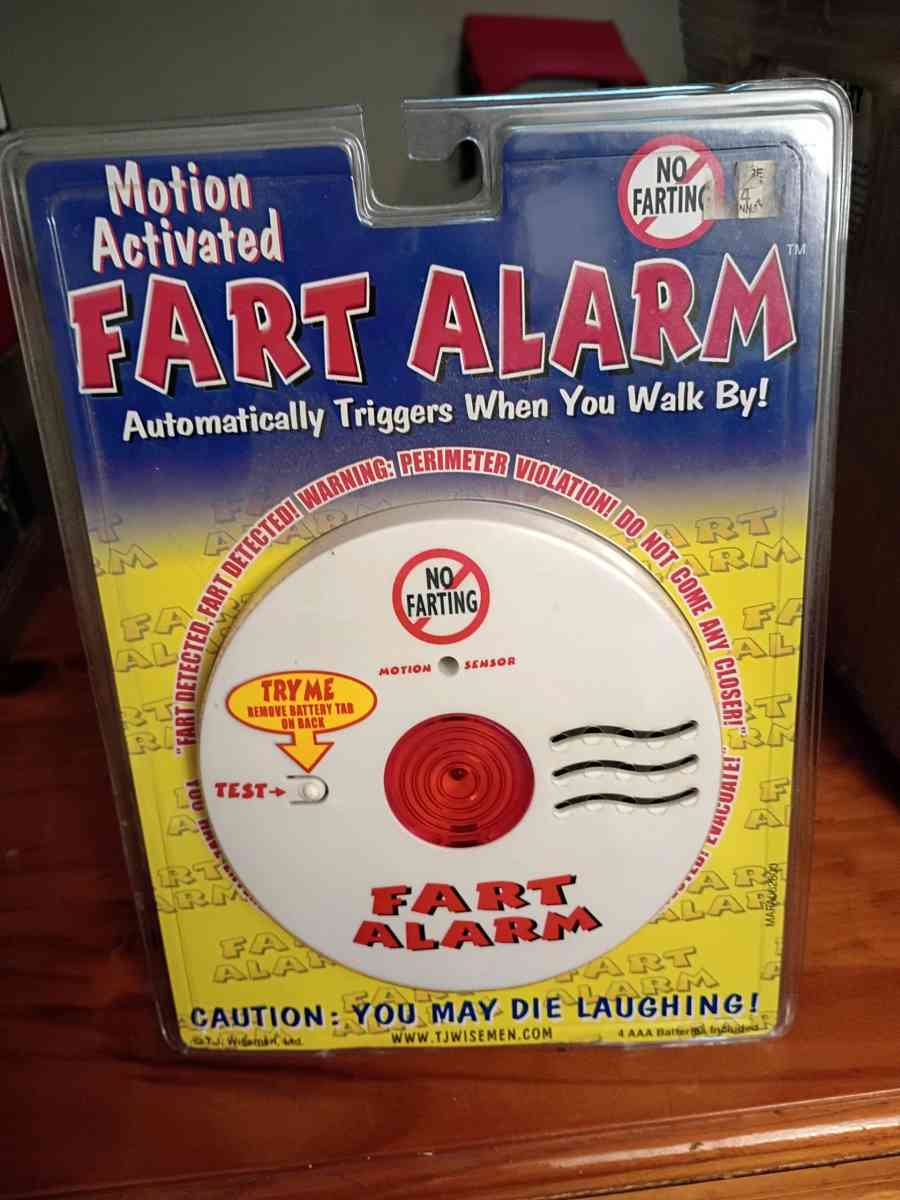 Motion Activated Fart Alarm Never Opened